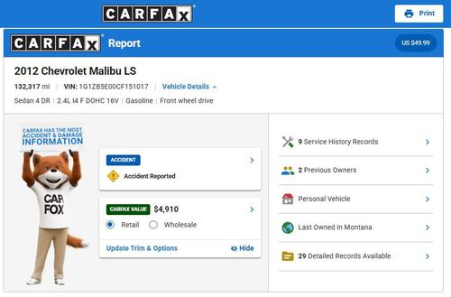 2012 Chevrolet Malibu — photo 3