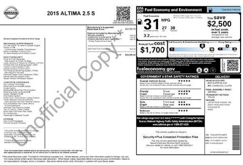 2015 Nissan Altima — photo 38