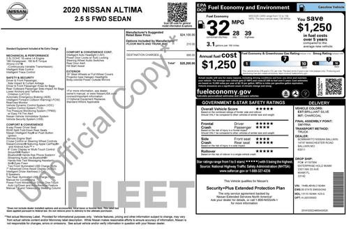 2020 Nissan Altima — photo 38