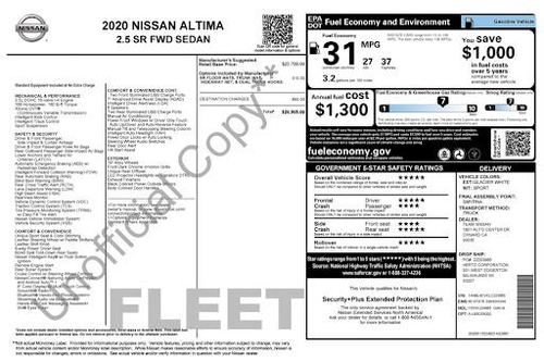 2020 Nissan Altima SR FWD — photo 41
