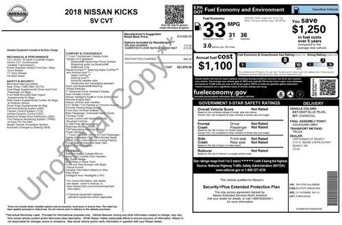 2018 Nissan Kicks SV — photo 35