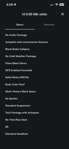 2014 Tesla S85 — photo 2